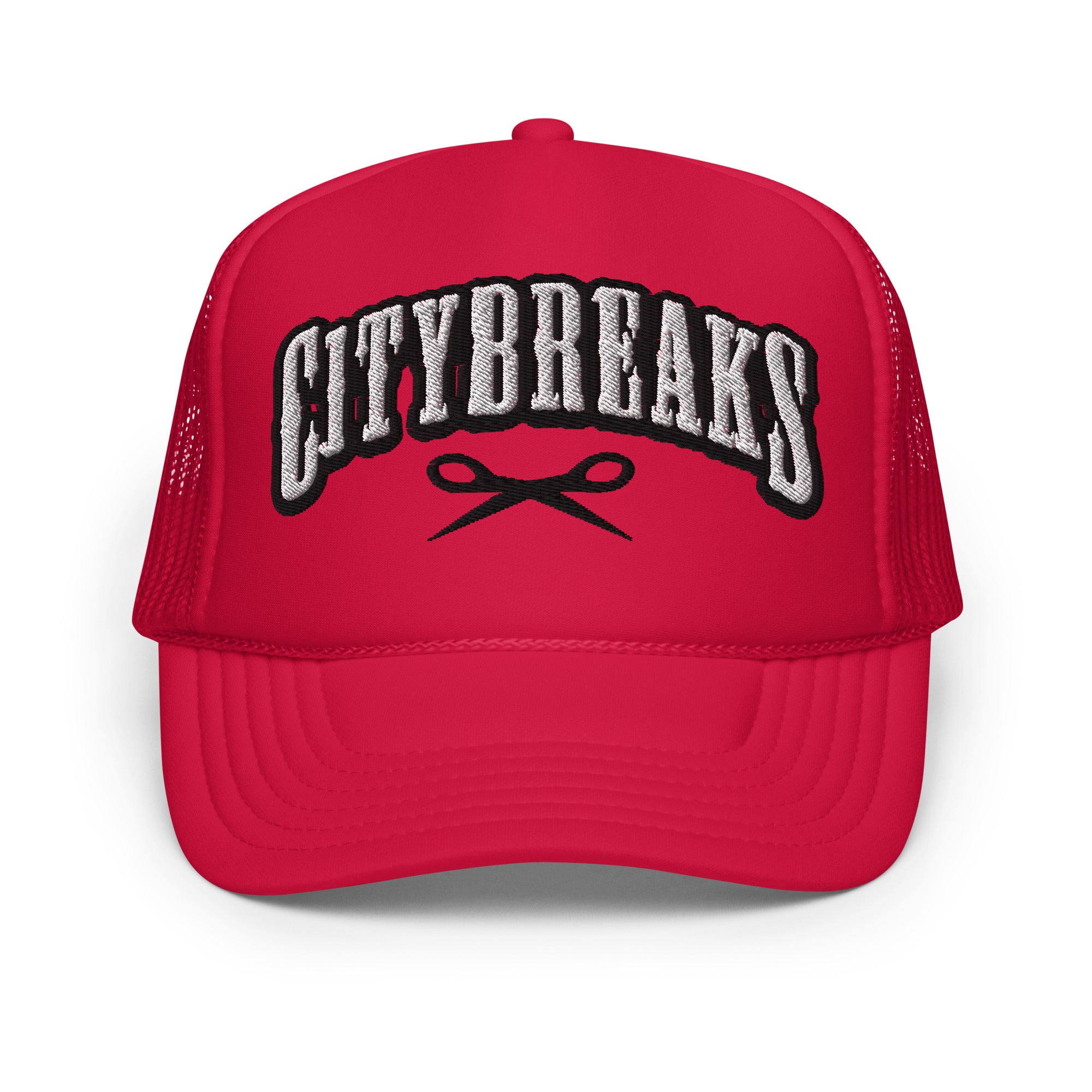 CityBreaks Red Foam trucker hat – CityBreaksShop